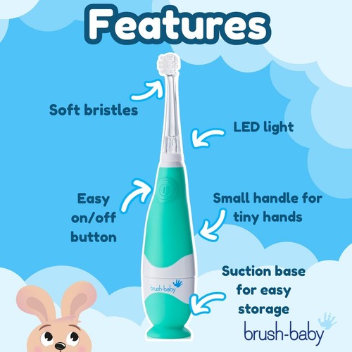 Brush-Baby BabySonic Electric Toothbrush, 0-3 Yrs thumbnail 5