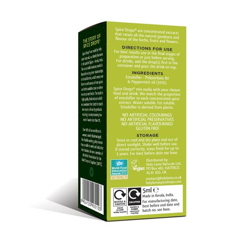 Spice Drops Concentrated Natural Peppermint Extract thumbnail 6