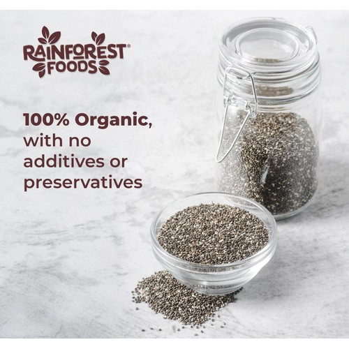 Rainforest Foods Organic Chia Seeds thumbnail 3