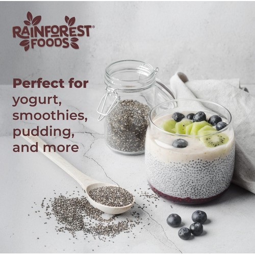 Rainforest Foods Organic Chia Seeds thumbnail 5