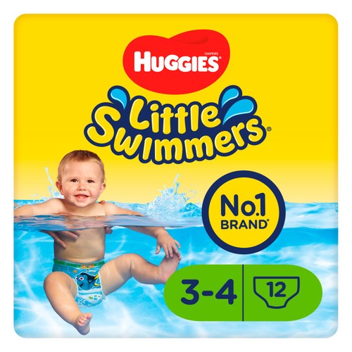 Huggies Little Swimmers Swim Nappies, Size 3-4 (7-15kg) thumbnail 2