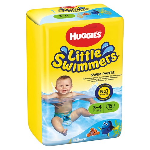 Huggies Little Swimmers Swim Nappies, Size 3-4 (7-15kg) thumbnail 3