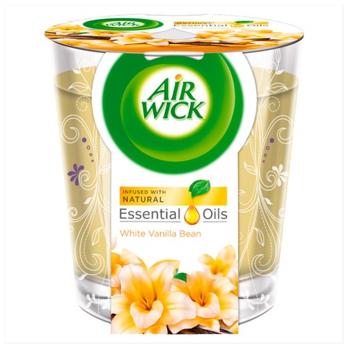 Airwick White Vanilla Bean Candle thumbnail 2
