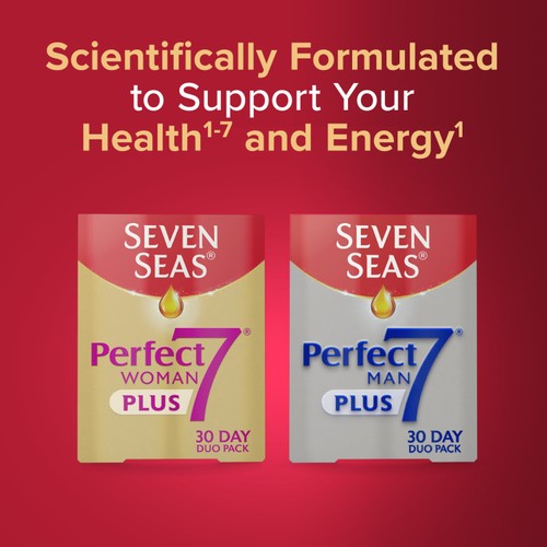Seven Seas Perfect7 Man Plus Multivitamins & Omega-3 30 Day Duo Pack thumbnail 4