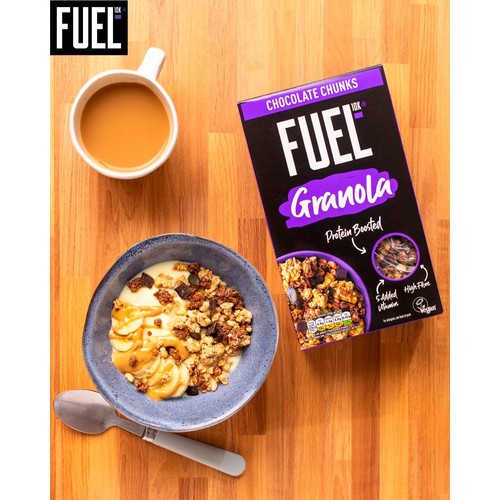 FUEL 10K Chocolate Chunks Protein Granola Breakfast Cereal thumbnail 10