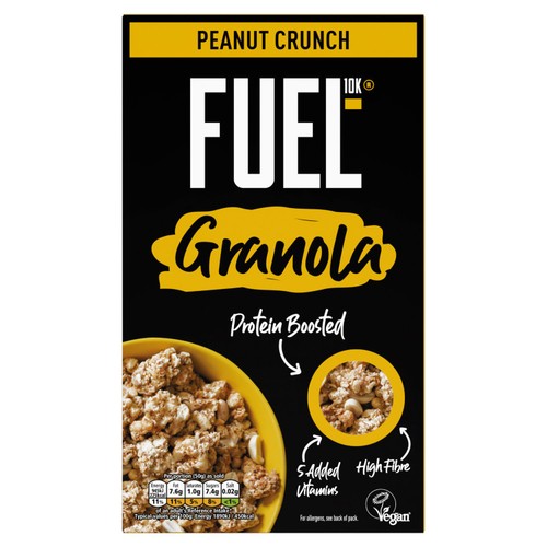 FUEL 10K Peanut Crunch Protein Granola Breakfast Cereal thumbnail 2