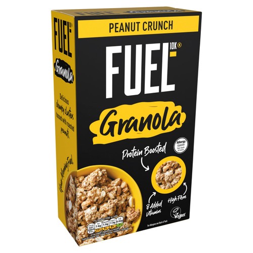 FUEL 10K Peanut Crunch Protein Granola Breakfast Cereal thumbnail 3