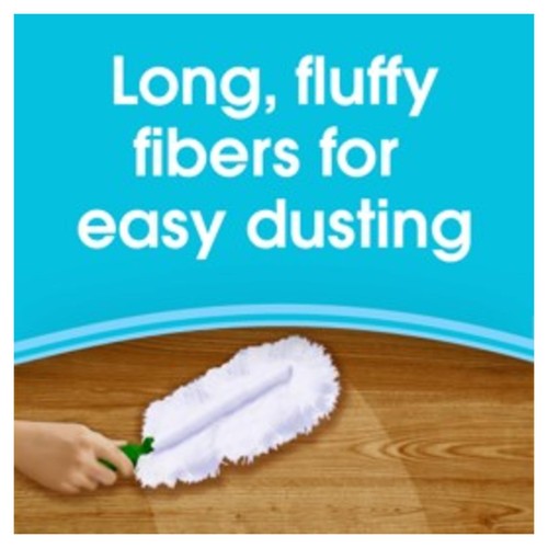 Pledge Dust It Fluffy Duster Starter Pack, 1 Handle & 2 Refills thumbnail 2