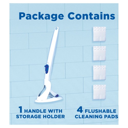 Duck Toilet Fresh Brush Starter Kit 1 Handle 4 Refills thumbnail 2