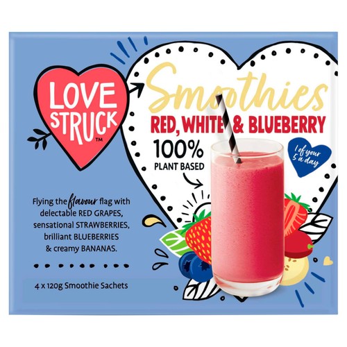 Love Struck Grape, Blueberry, Banana & Strawberry Smoothie  thumbnail 2