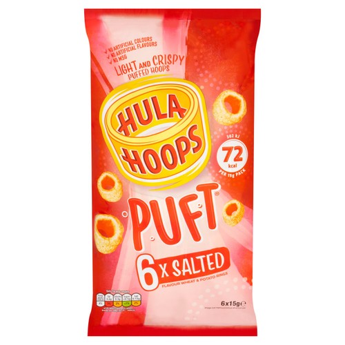 Hula Hoops Puft Salted Multipack Crisps thumbnail 3