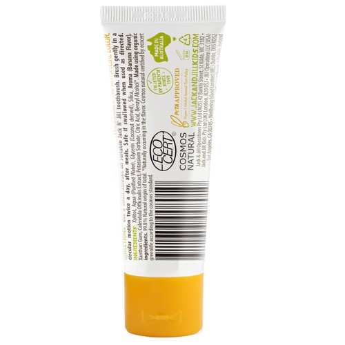 Jack N' Jill Natural Certified Toothpaste Banana thumbnail 2
