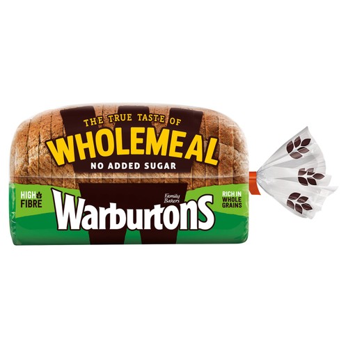 Warburtons Wholemeal Sliced Medium thumbnail 2