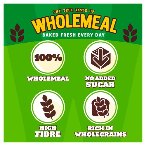 Warburtons Wholemeal Sliced Medium thumbnail 3