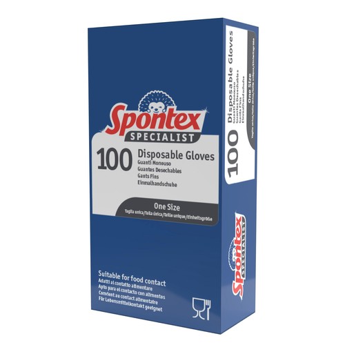 Spontex Specialist Disposable Gloves Food Safe Latex Free thumbnail 2