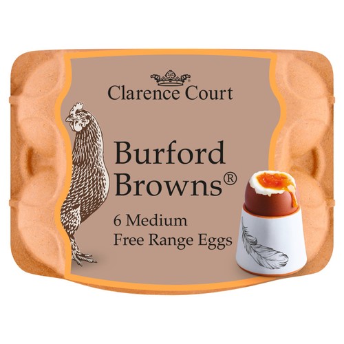 Clarence Court Burford Brown Medium Free Range Eggs