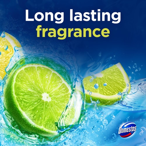 Domestos Power 5 Toilet Rim Block Lime thumbnail 3