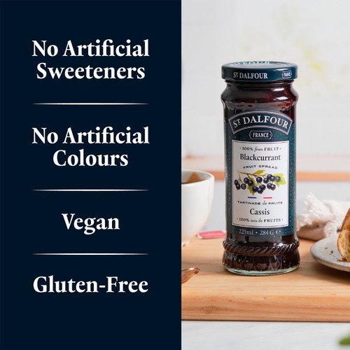 St Dalfour Blackcurrant Fruit Spread thumbnail 4