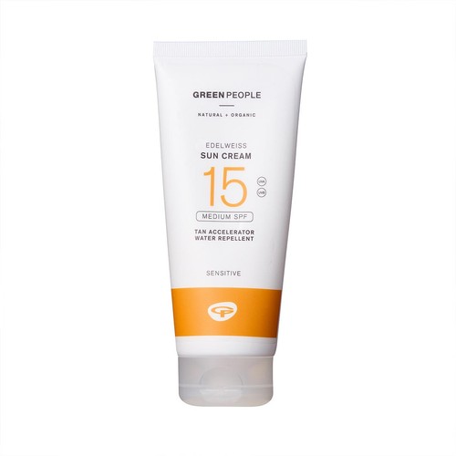 Green People SPF 15 Sun Cream With Tan Accelerator