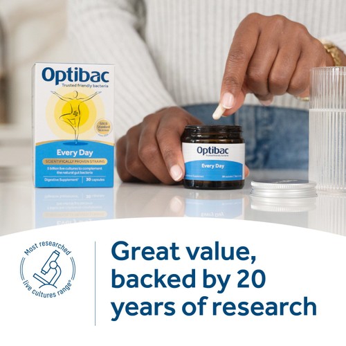 Optibac Probiotics Every Day - 90 Capsules  thumbnail 4