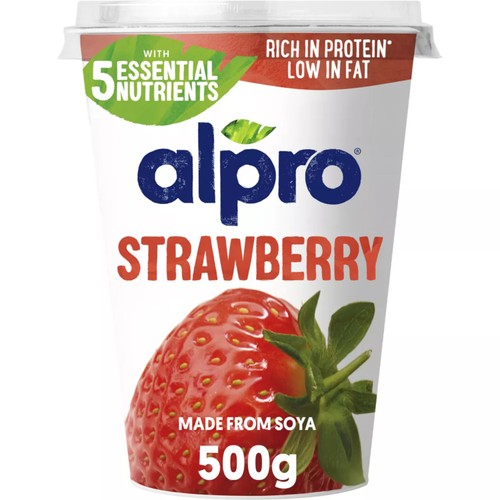 Alpro Strawberry Dairy Free Soya Yoghurt Alternative