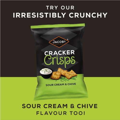 Jacob's Cracker Crisps Sea Salt & Balsamic Vinegar thumbnail 3