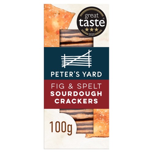 Peter's Yard Fig Sourdough Crackers