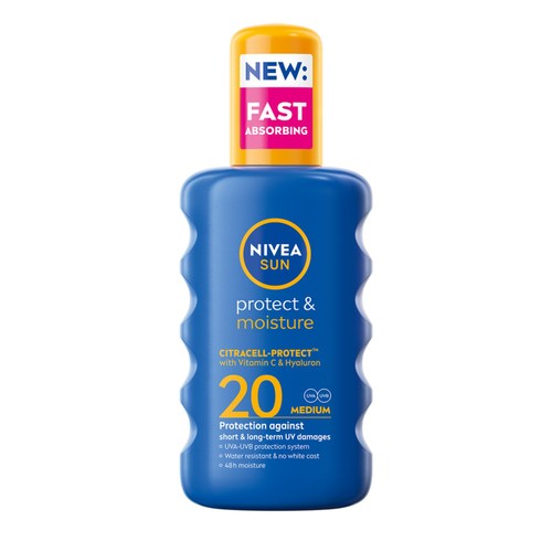 NIVEA SUN Protect & Moisture SPF 20 Sun Lotion Spray
