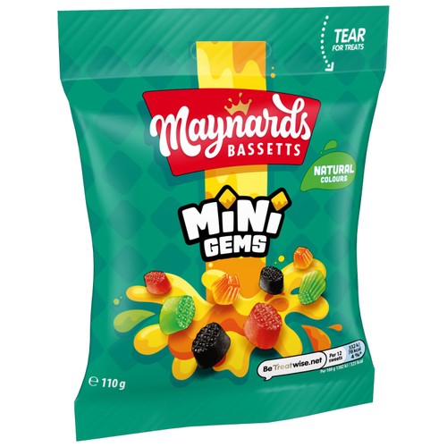 Maynards Bassetts Mini Gems Sweets Bag thumbnail 2