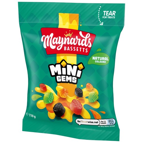 Maynards Bassetts Mini Gems Sweets Bag thumbnail 3