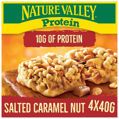 Nature Valley Protein Salted Caramel Nut Cereal Bars thumbnail 2