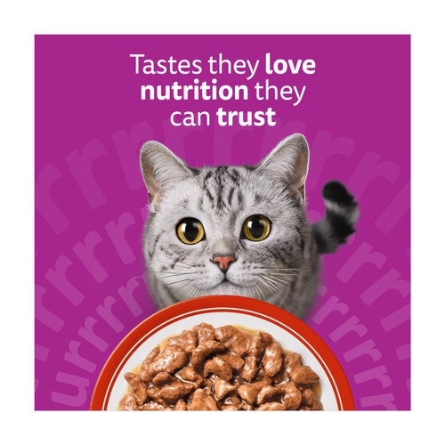 Whiskas 1+ Adult Wet Cat Food Pouches Meaty Meals in Gravy thumbnail 3