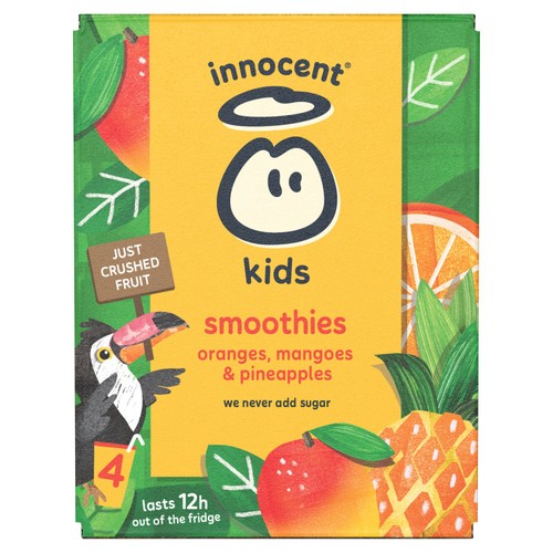 Innocent Kids Oranges, Mangoes & Pineapples Smoothies thumbnail 3