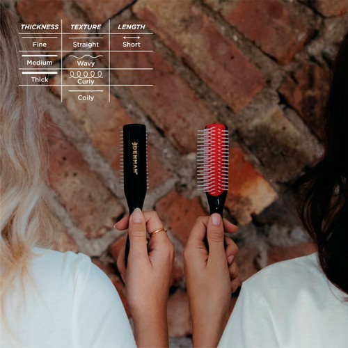 Denman Classic Hair Styling Brush, Handbag thumbnail 5