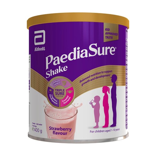 PaediaSure Shake, Strawberry Nutritional Supplement Powder, 1-10 Yrs
