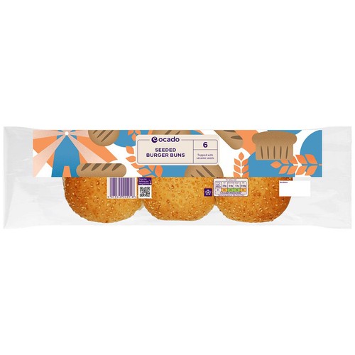 Ocado Seeded Burger Buns thumbnail 2