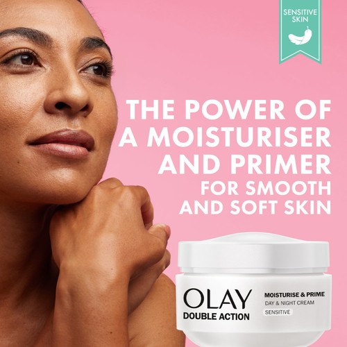 Olay Double Action Sensitive Moisturiser Day Cream thumbnail 2
