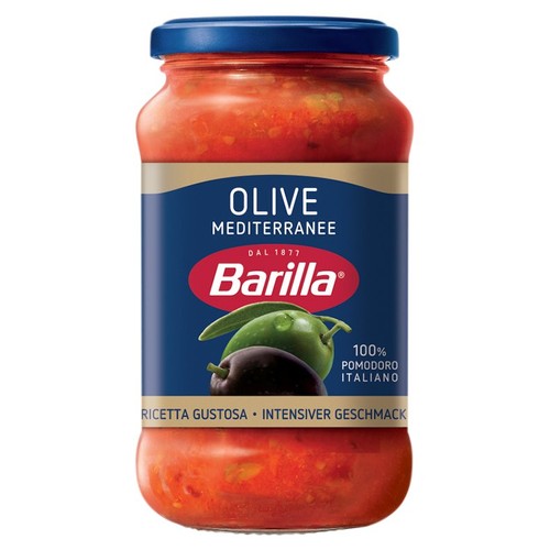 Barilla Olive Pasta Sauce 100% Italian Tomatoes  thumbnail 2