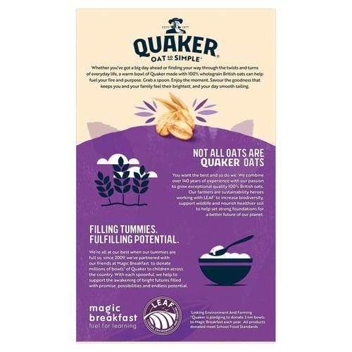 Quaker Oat So Simple Sultanas & Raisins Fruit Porridge Sachets Cereal thumbnail 2
