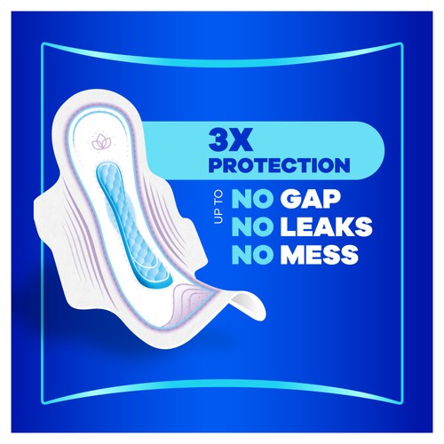 Always Sanitary Towels Ultra Night (Size 3) Wings thumbnail 4