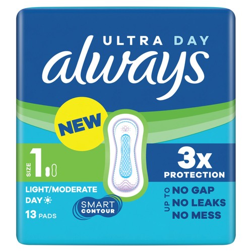 Always Sanitary Towels Ultra Normal (Size 1) thumbnail 2