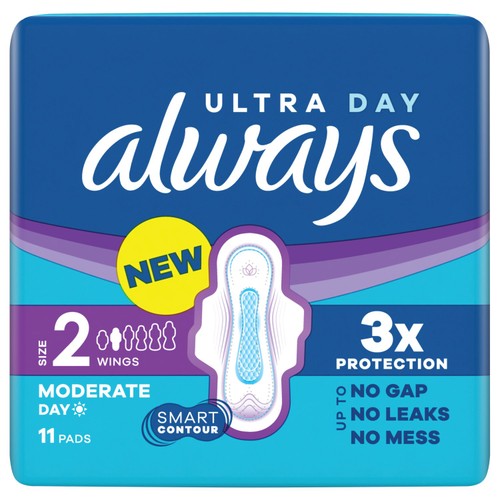 Always Sanitary Towels Ultra Long (Size 2) Wings thumbnail 2