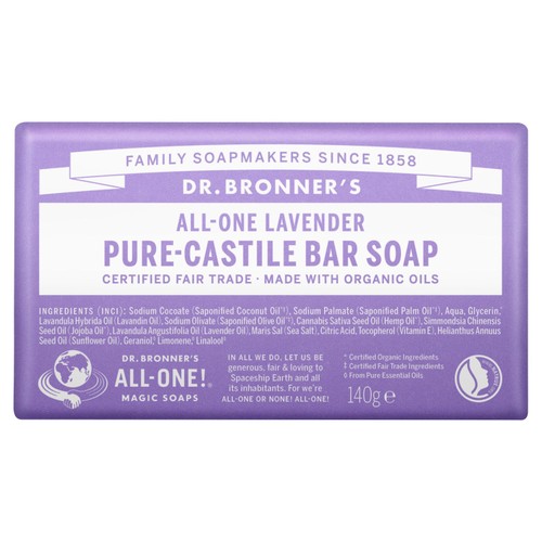 Dr. Bronner's Lavender Organic Multi-Purpose Soap Bar