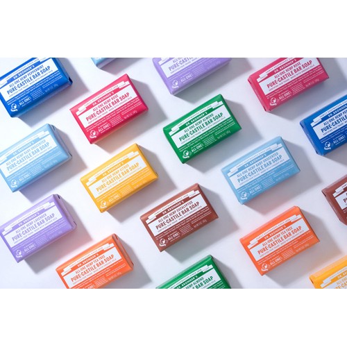 Dr. Bronner's Lavender Organic Multi-Purpose Soap Bar thumbnail 2