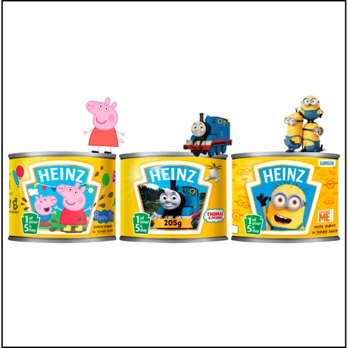 Heinz Despicable Me Minions Shapes in Tomato Sauce thumbnail 3