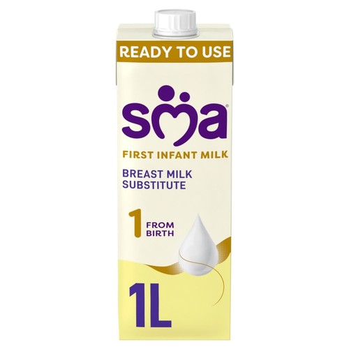 SMA Pro 1 First Infant Milk Ready to Use, From Birth