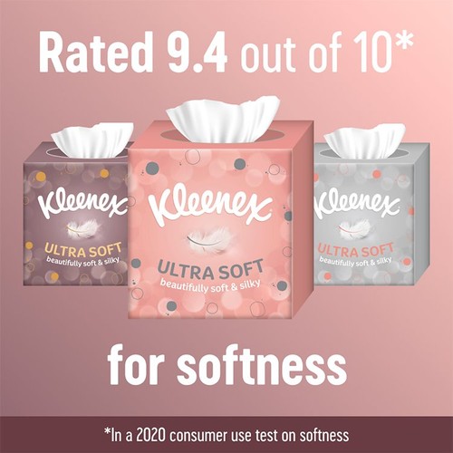 Kleenex Ultra Soft Cube Tissues - Single Box thumbnail 3