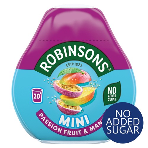 Robinsons Mini Passion Fruit & Mango No Added Sugar thumbnail 2