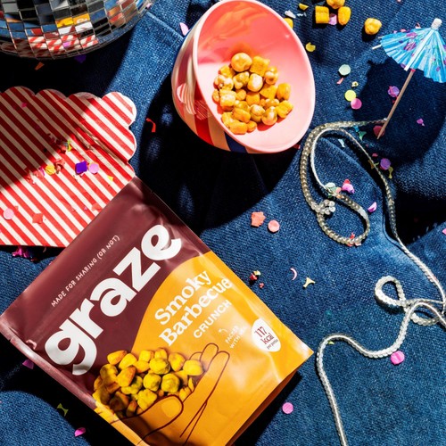 Graze Smoky BBQ Crunch Sharing Bag Snack thumbnail 6