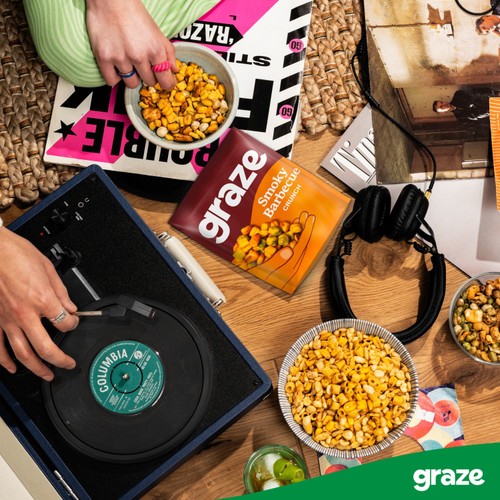 Graze Smoky BBQ Crunch Sharing Bag Snack thumbnail 7